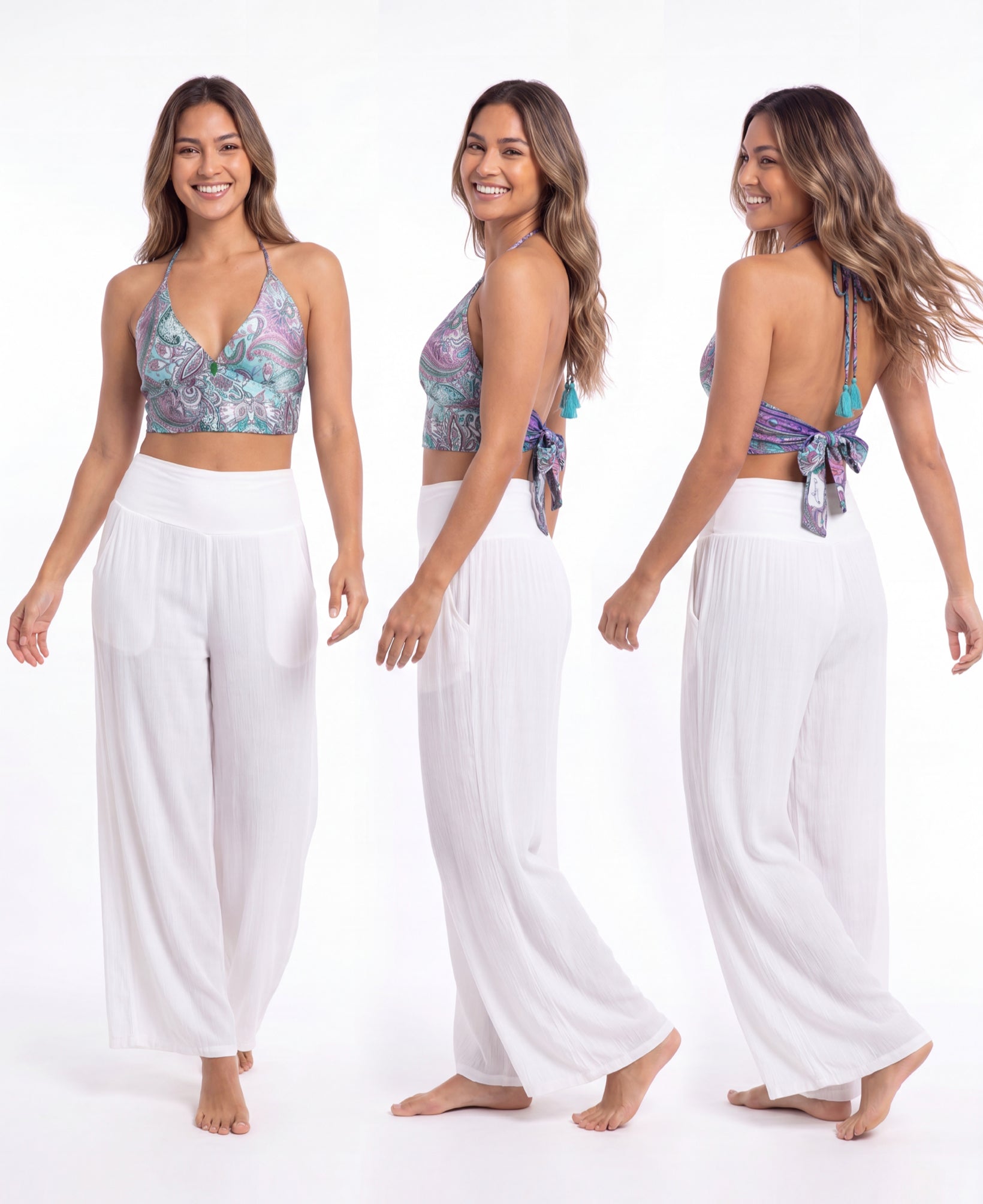 Crop top reversible