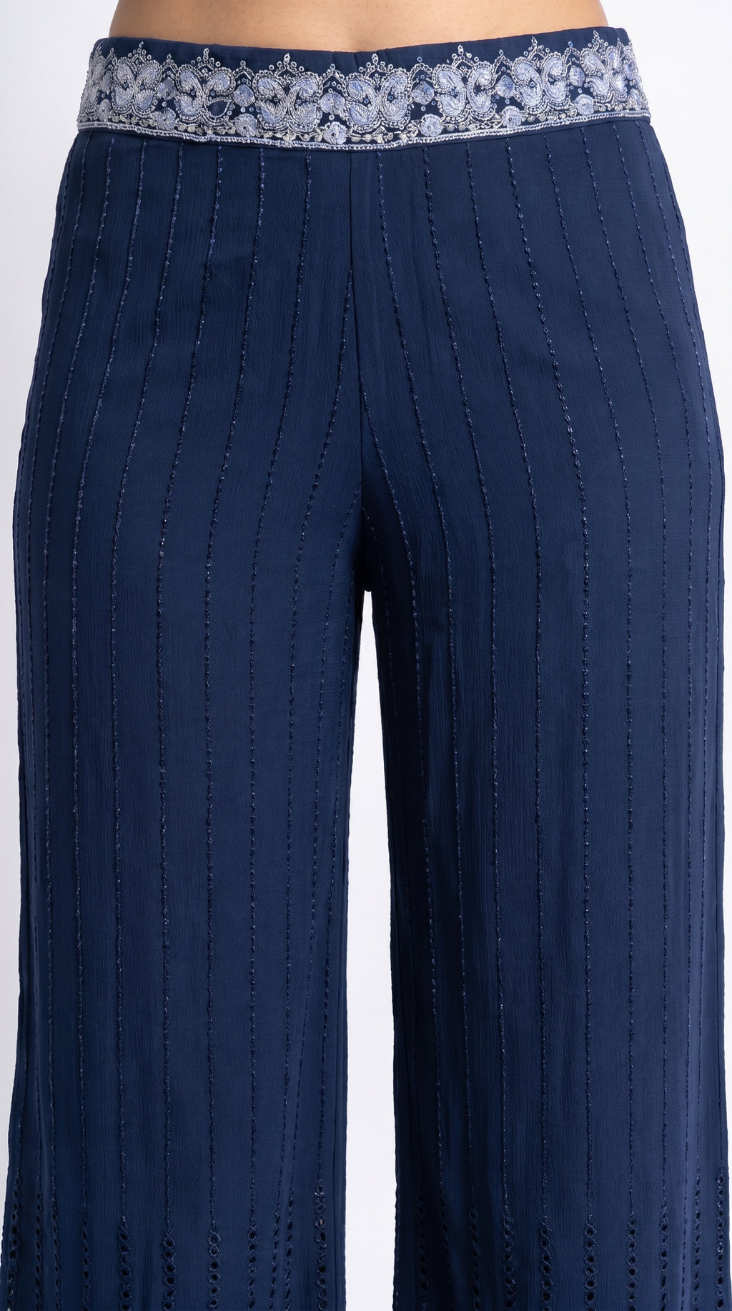 Pantaloni Palazzo Ricamati