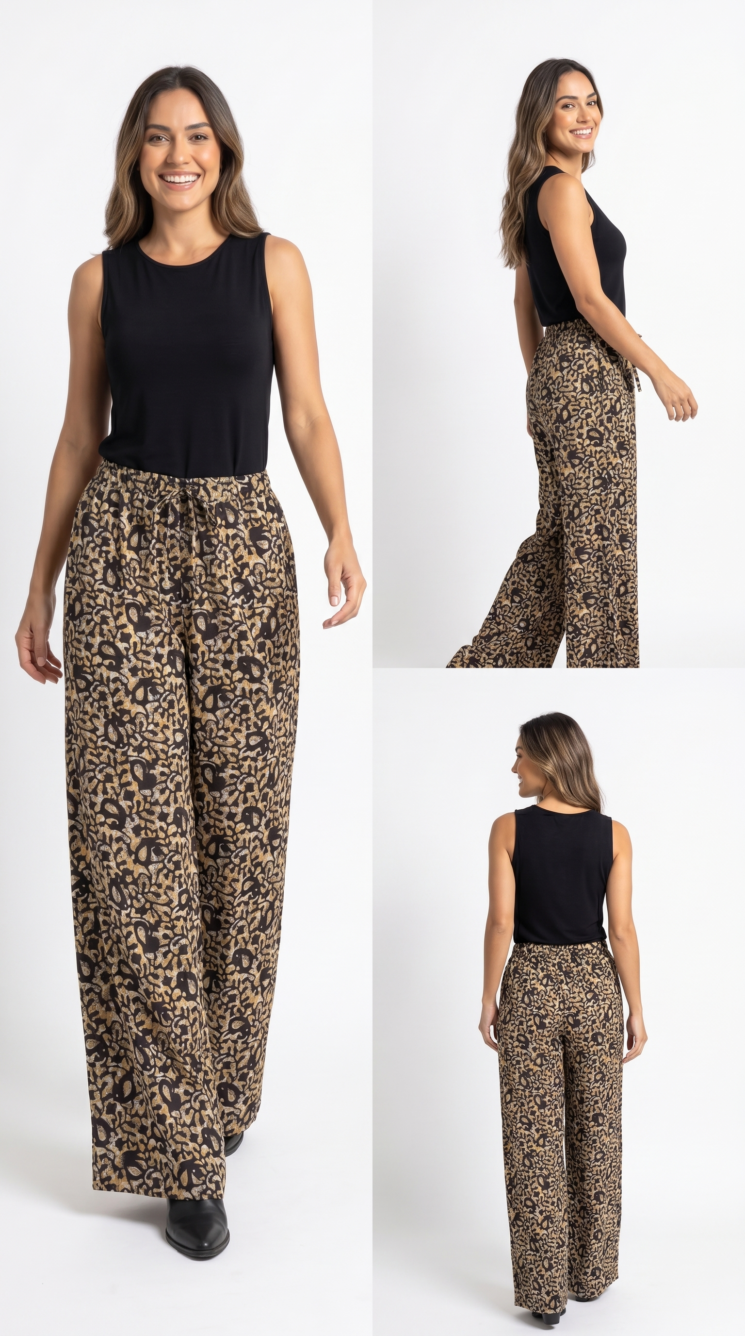 Pantalone Palazzo Stampa Batik