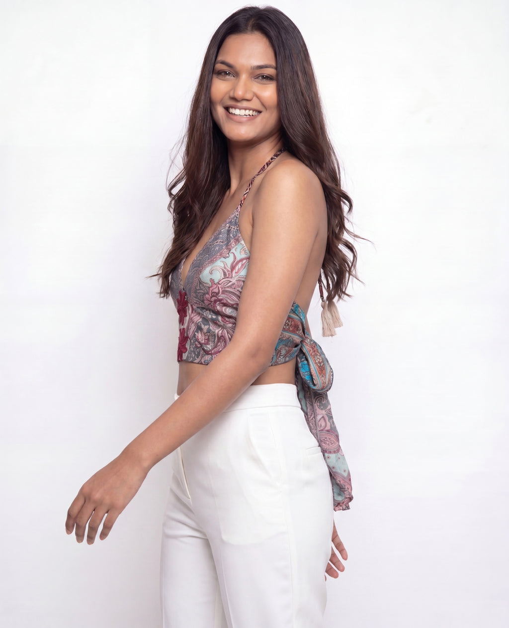 Crop top reversible
