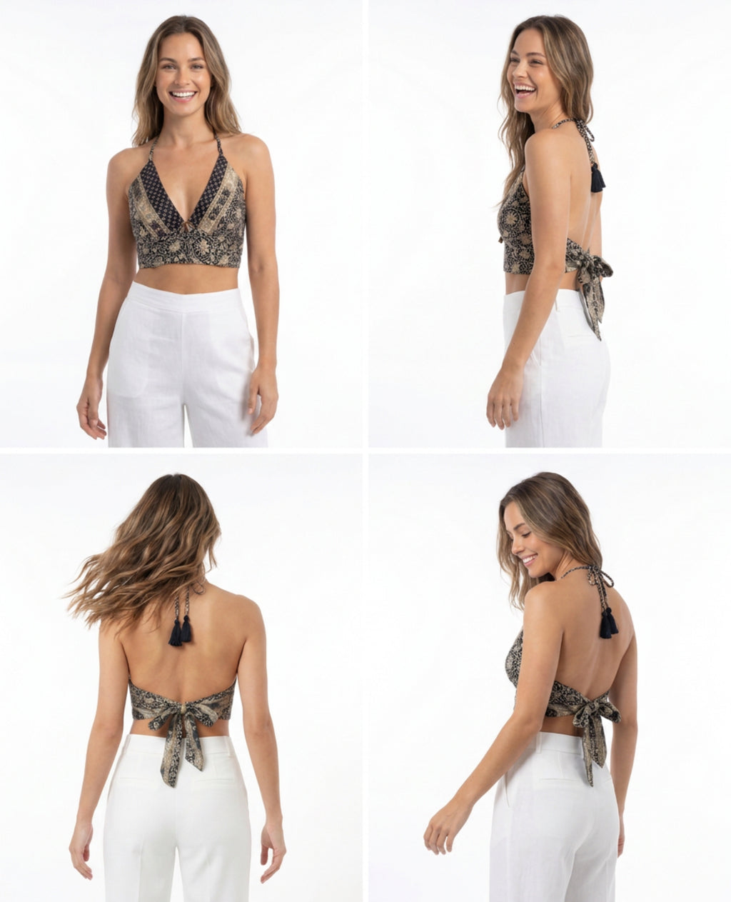 Crop top reversible