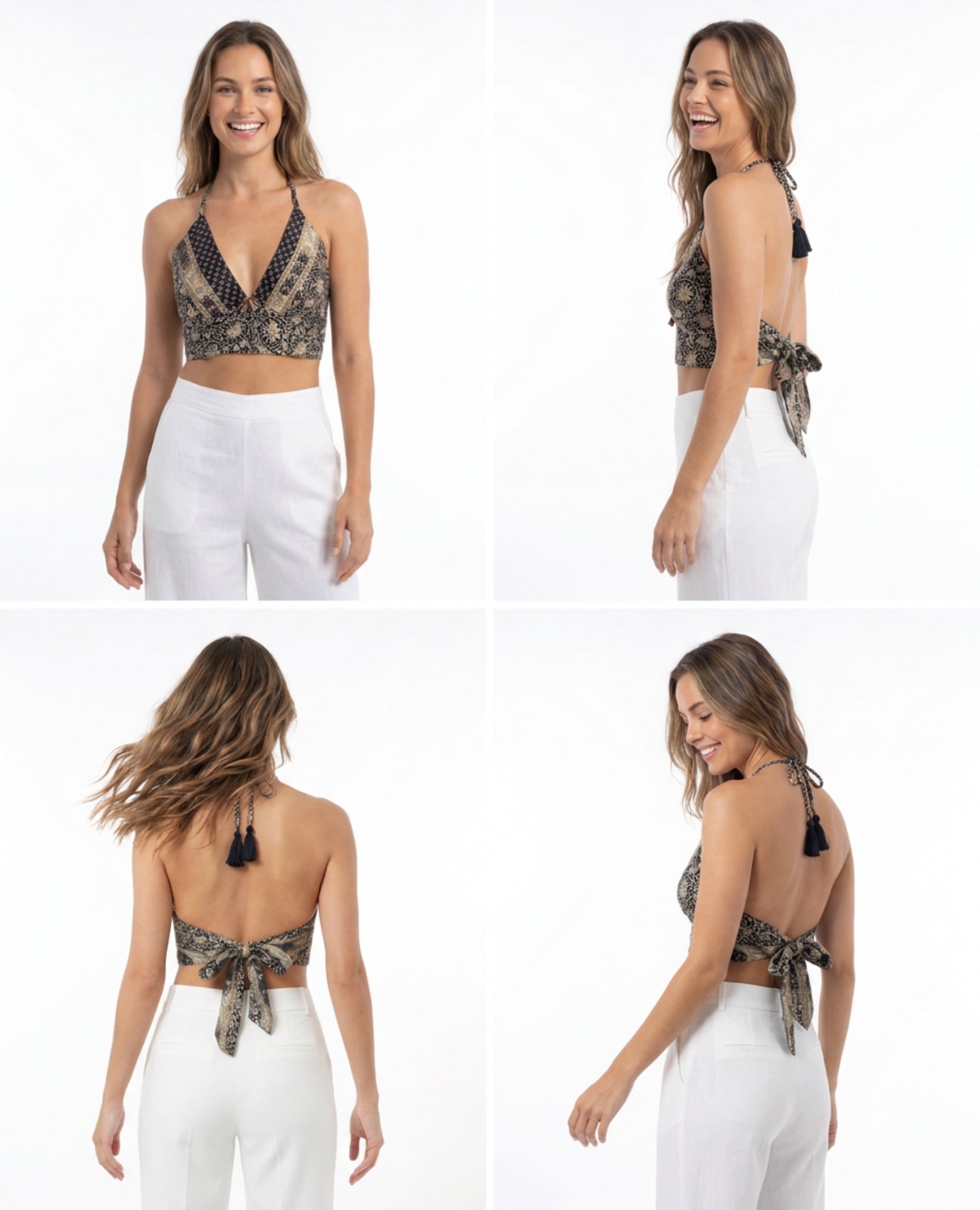 Crop top reversible