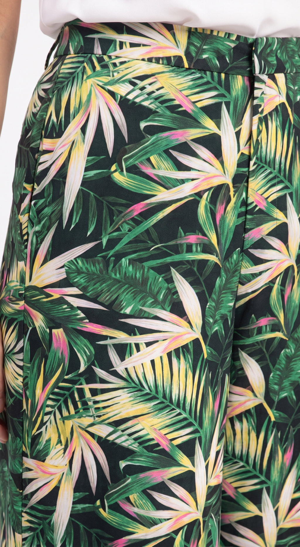 Pantalone tropical verde