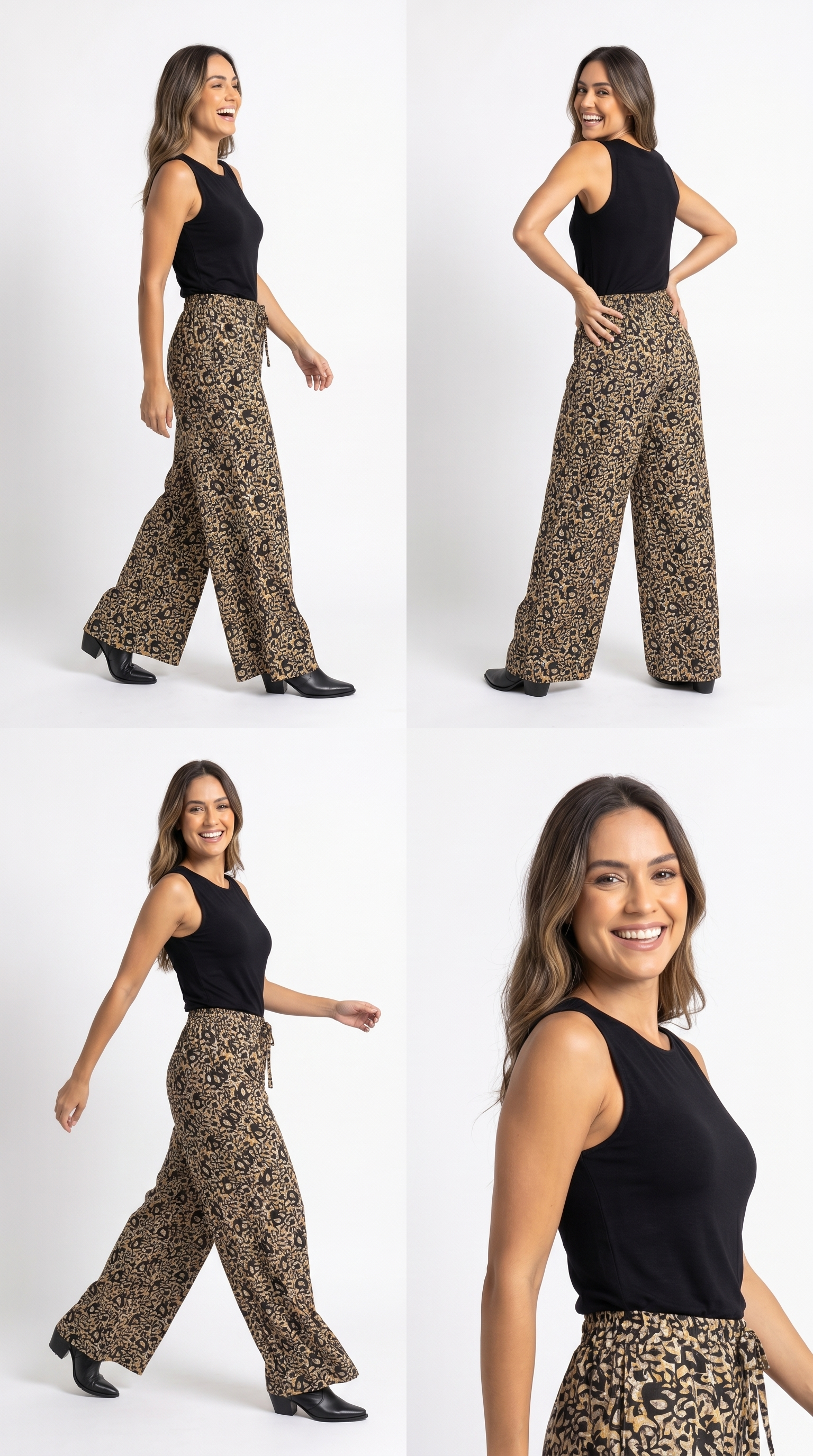 Pantalone Palazzo Stampa Batik