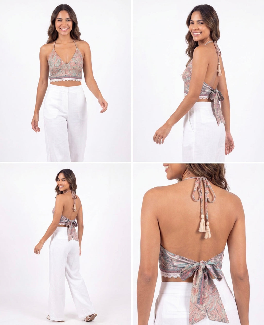 Crop top reversible