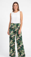 Pantalone tropical verde