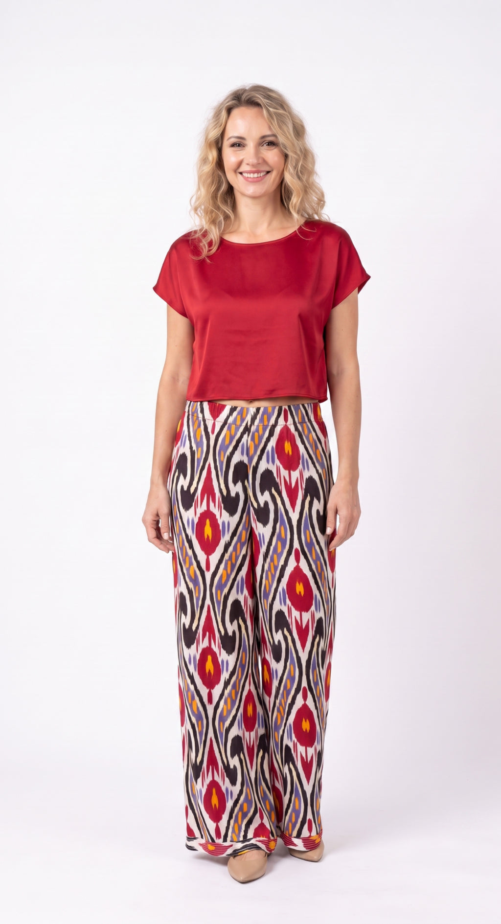 Pantalone multicolore