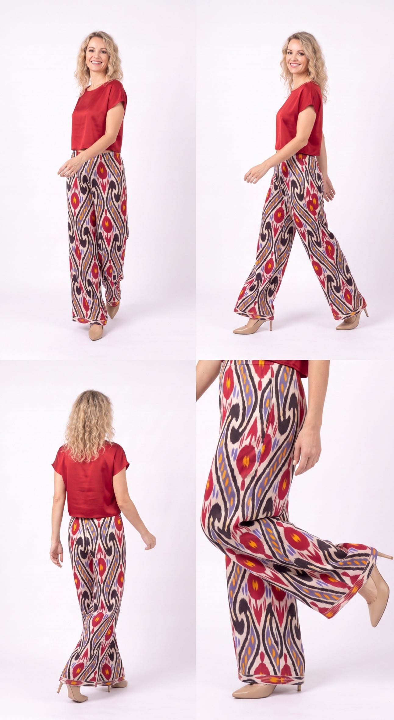 Pantalone multicolore