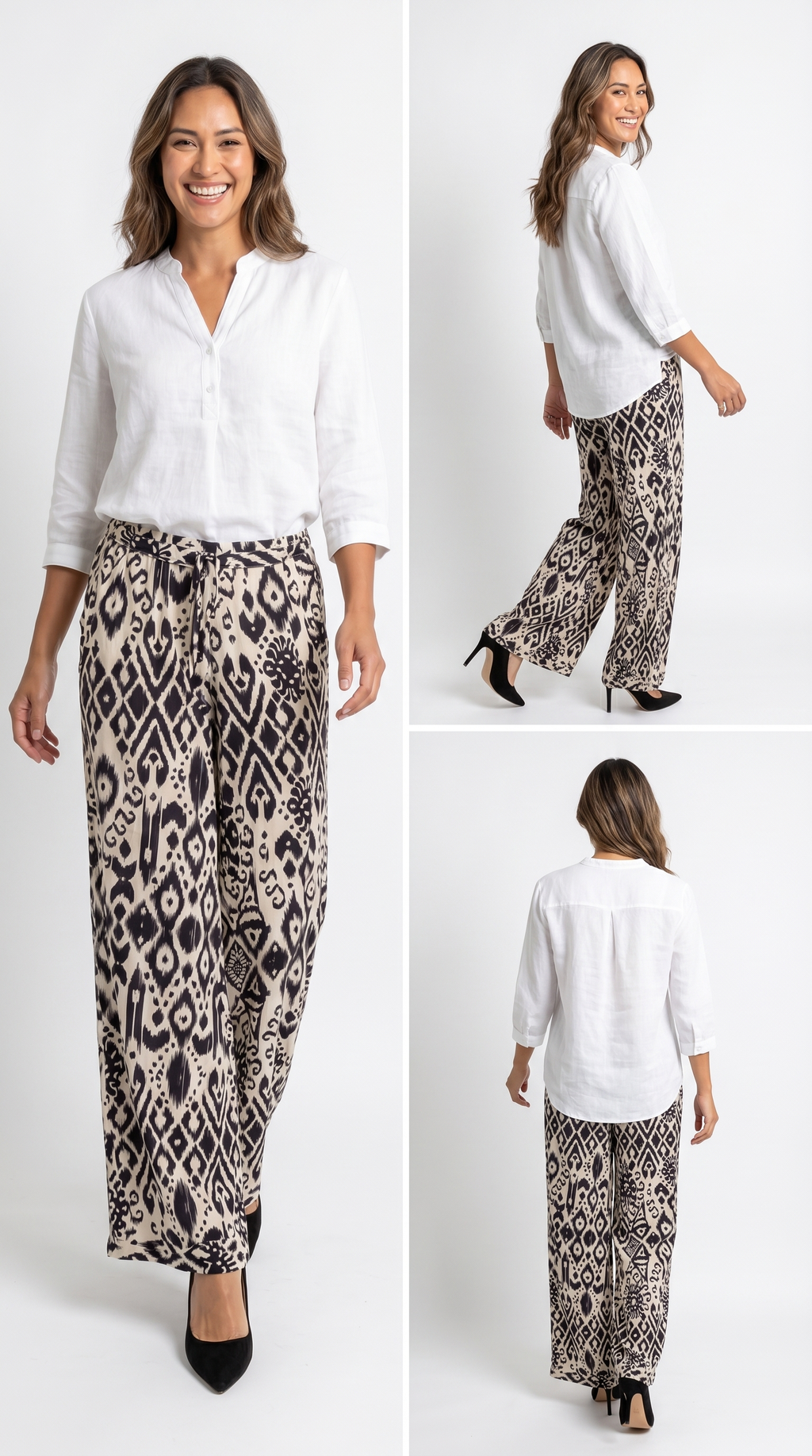 Pantalone Palazzo Stampa Batik (Copia)