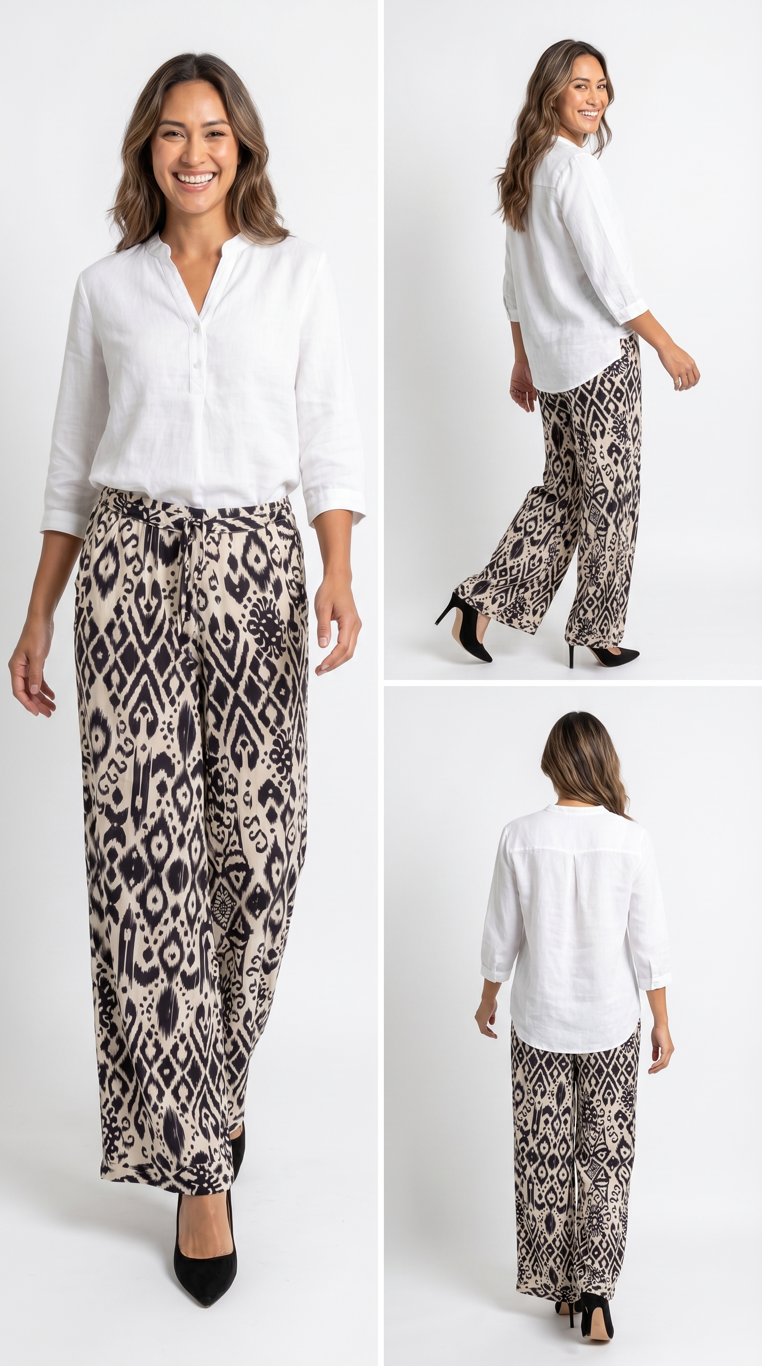 Pantalone Palazzo Stampa Batik (Copia)