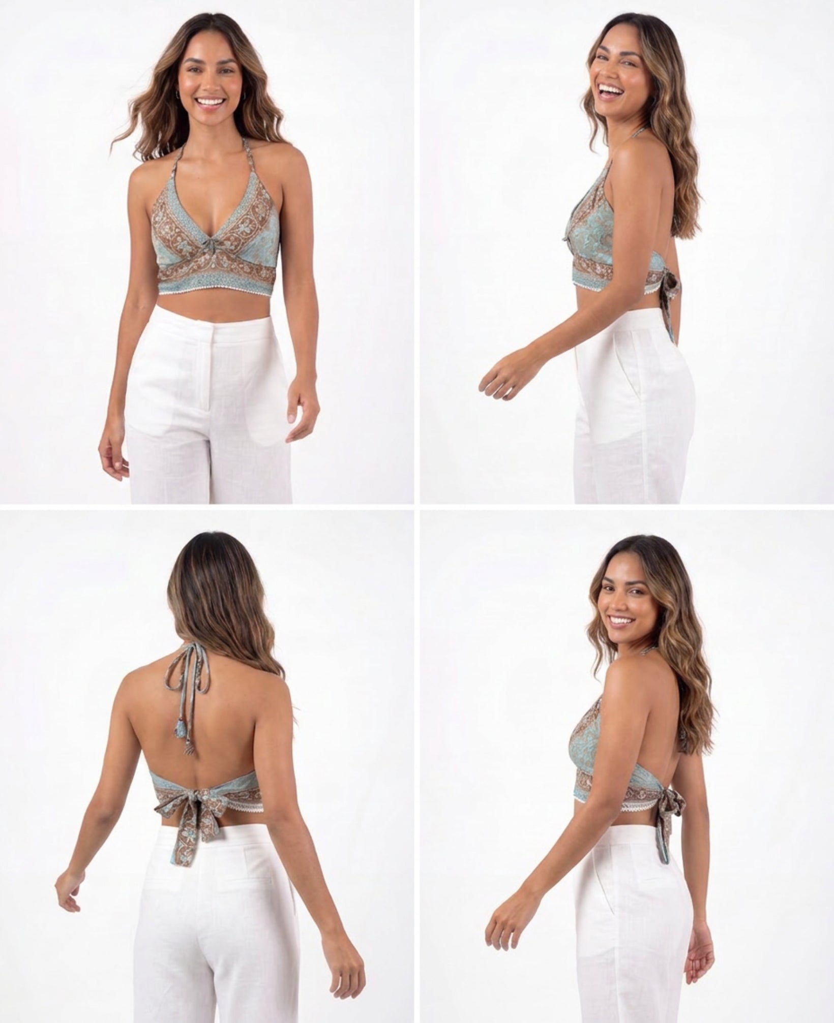 Crop top reversible