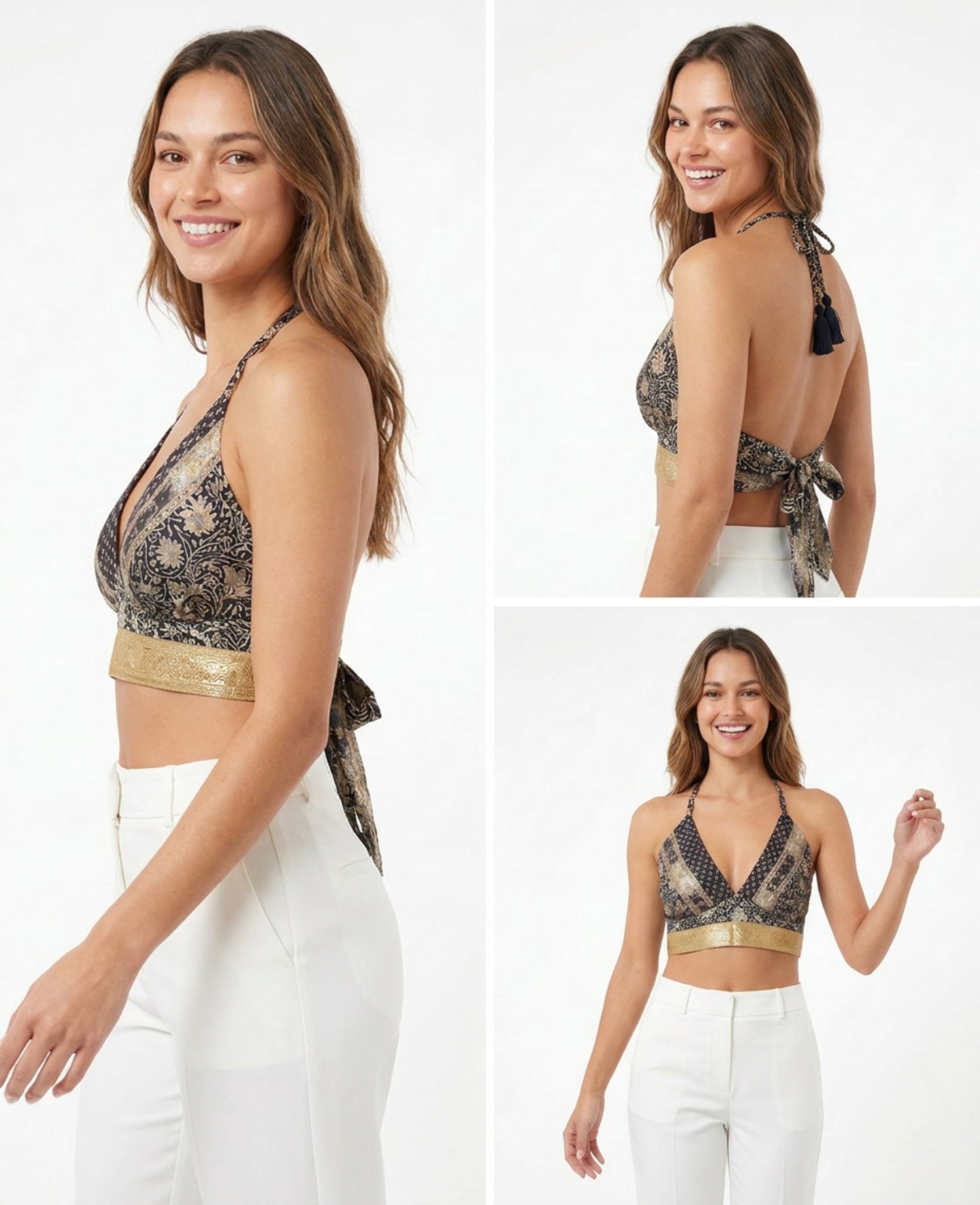 Crop top reversible