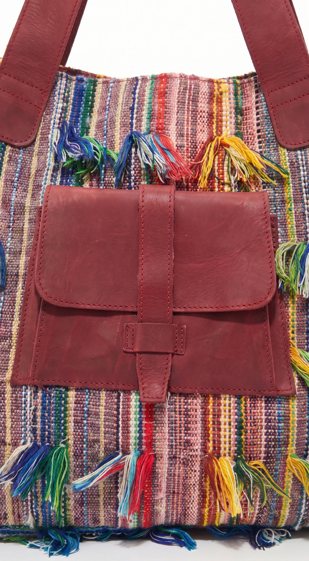 Borsa grande multicolore
