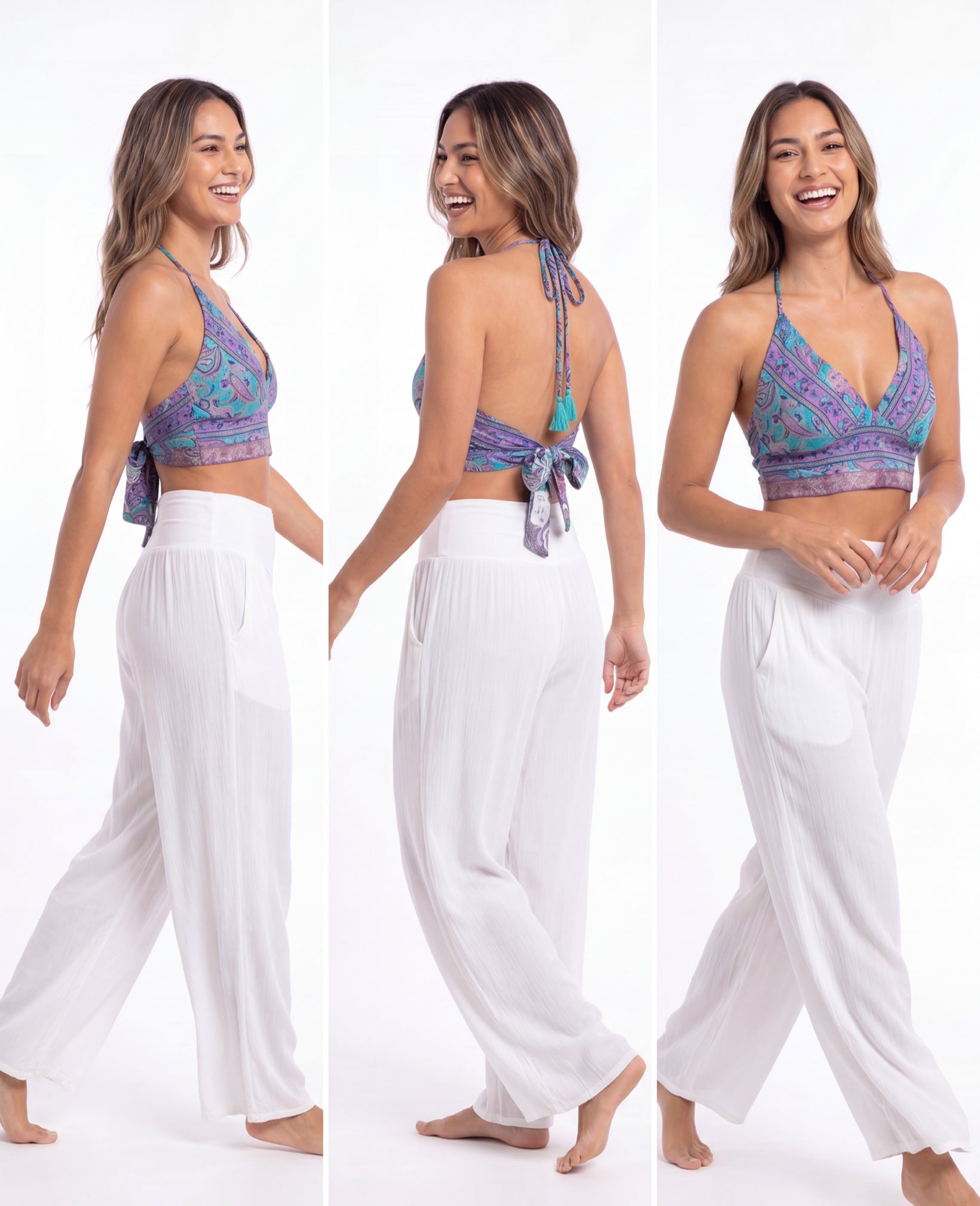 Crop top reversible