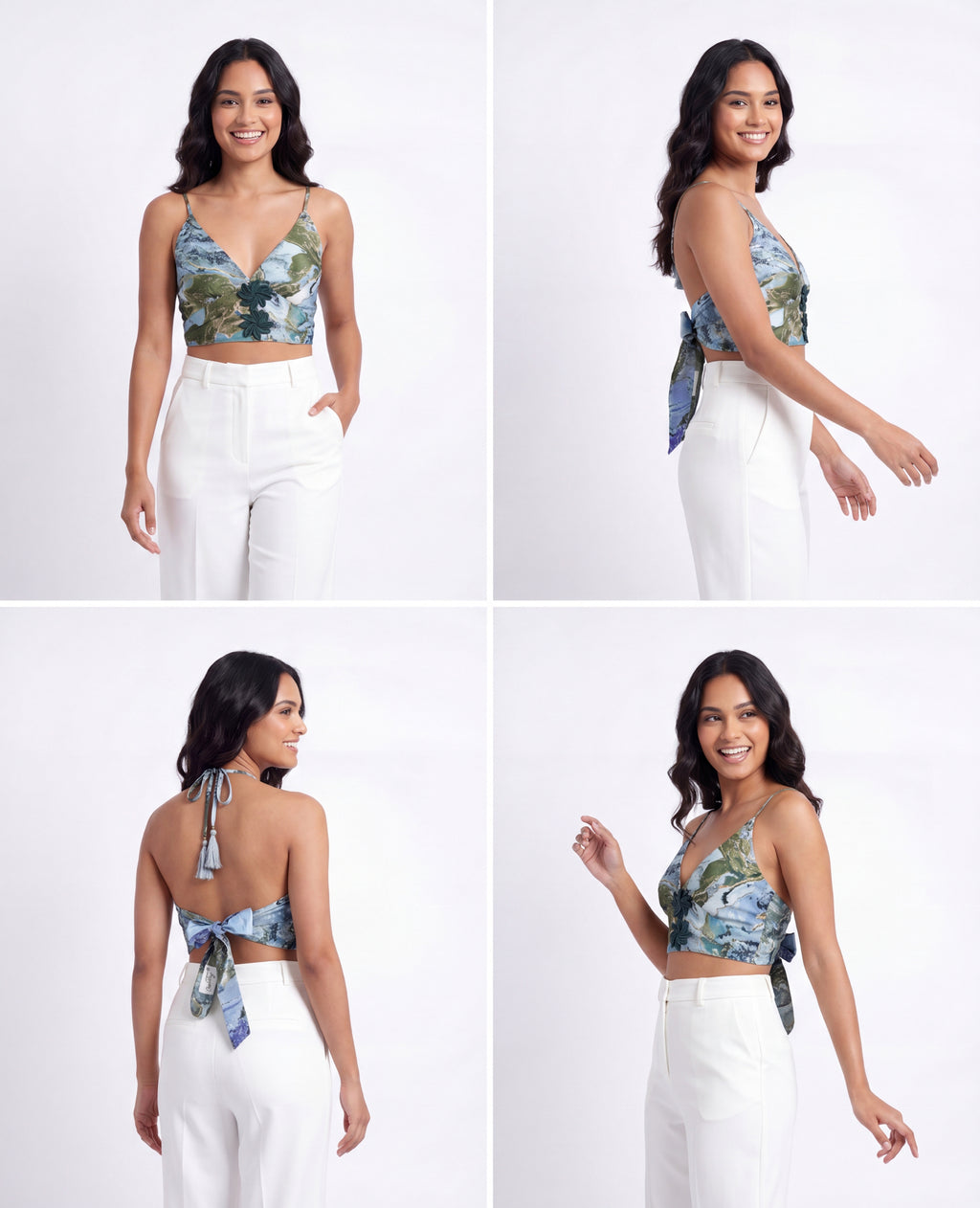 Crop top reversible