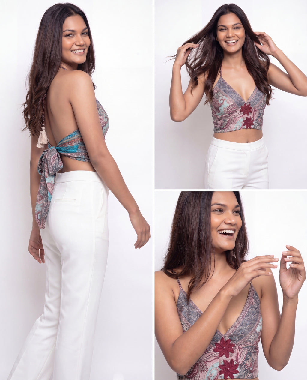 Crop top reversible