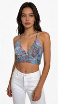 Crop top reversible