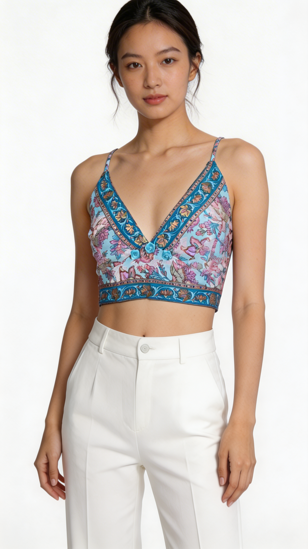 Crop top reversible