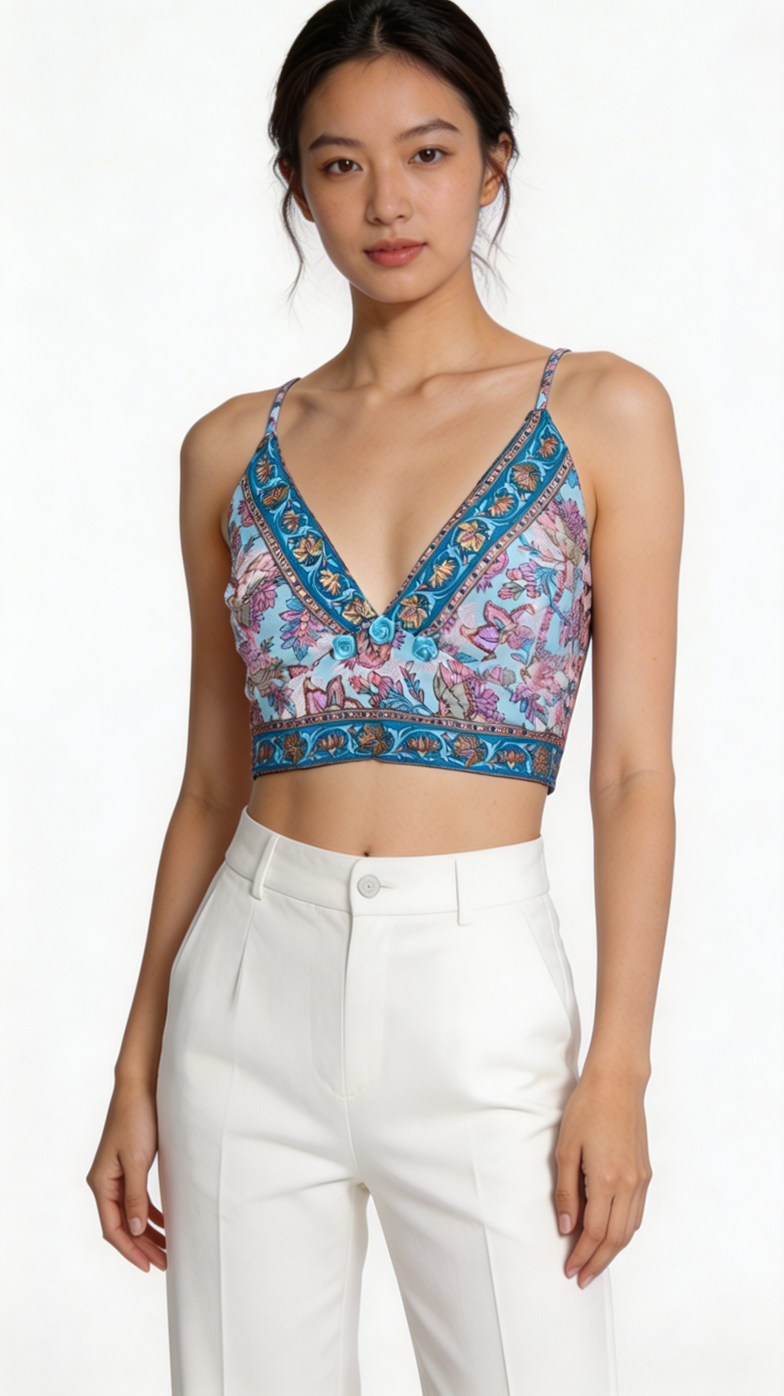 Crop top reversible