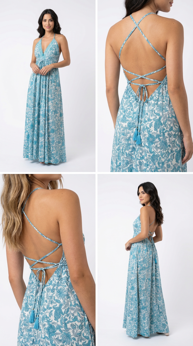 Vestito lungo boho