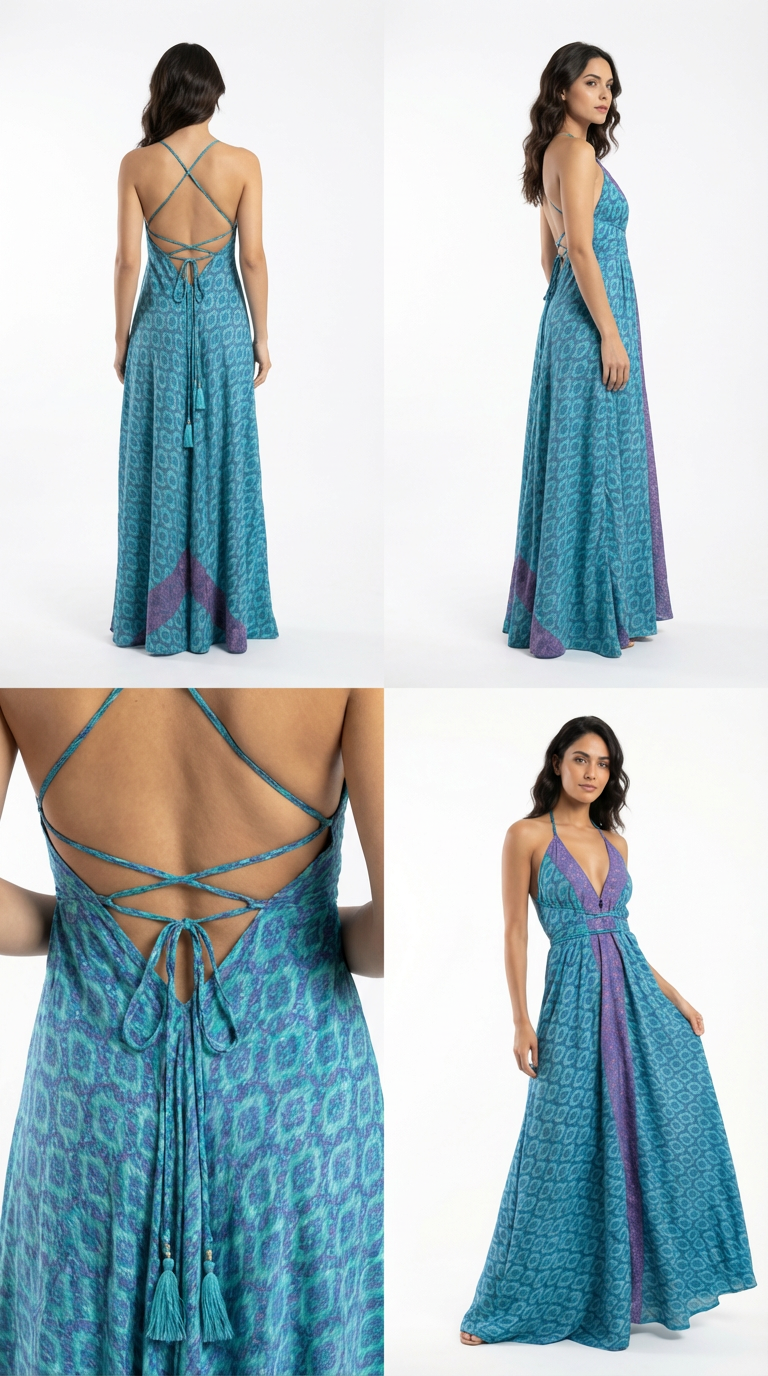 Vestito lungo boho