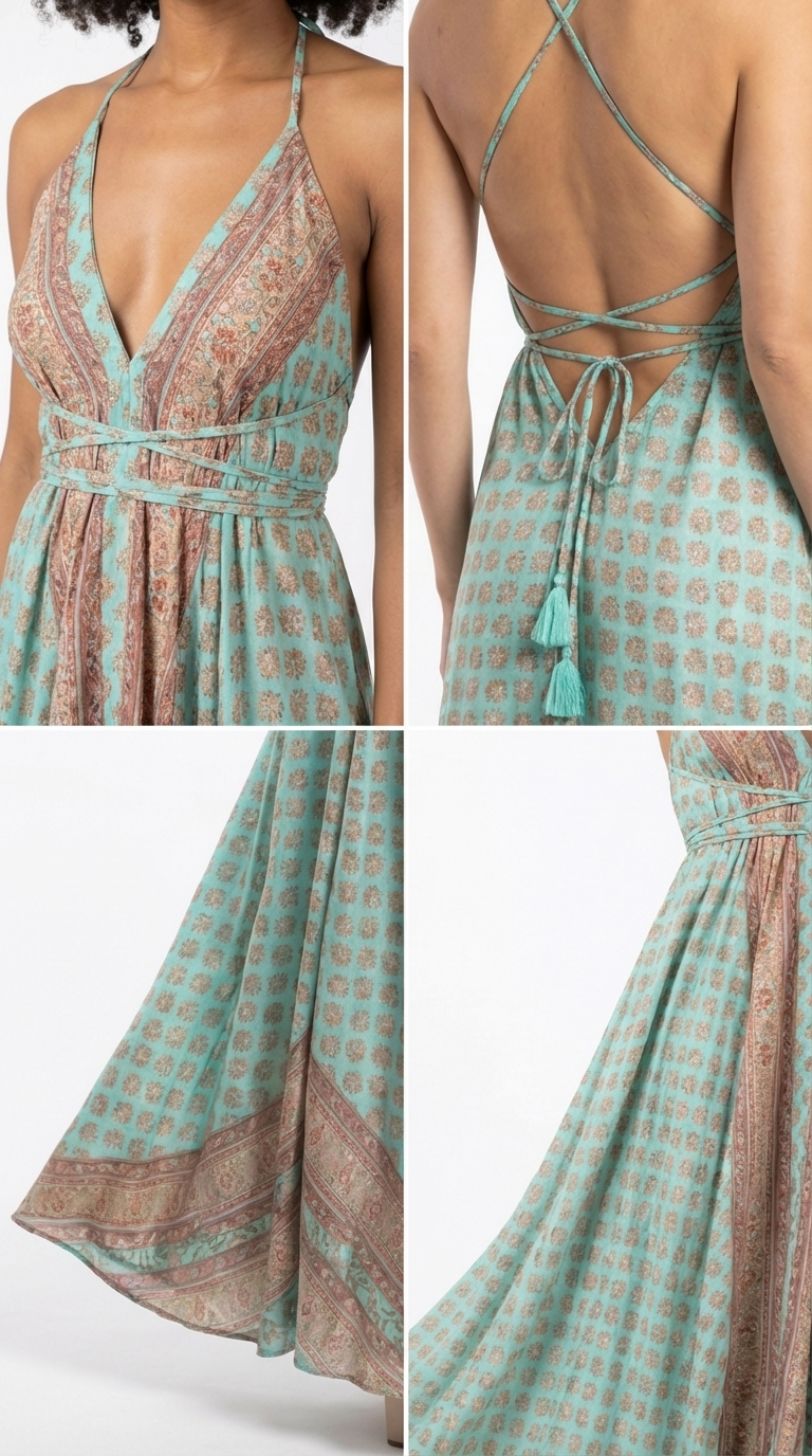 Vestito lungo boho