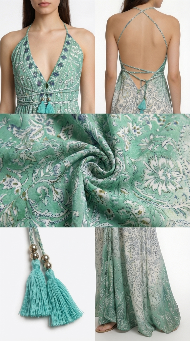 Vestito lungo boho
