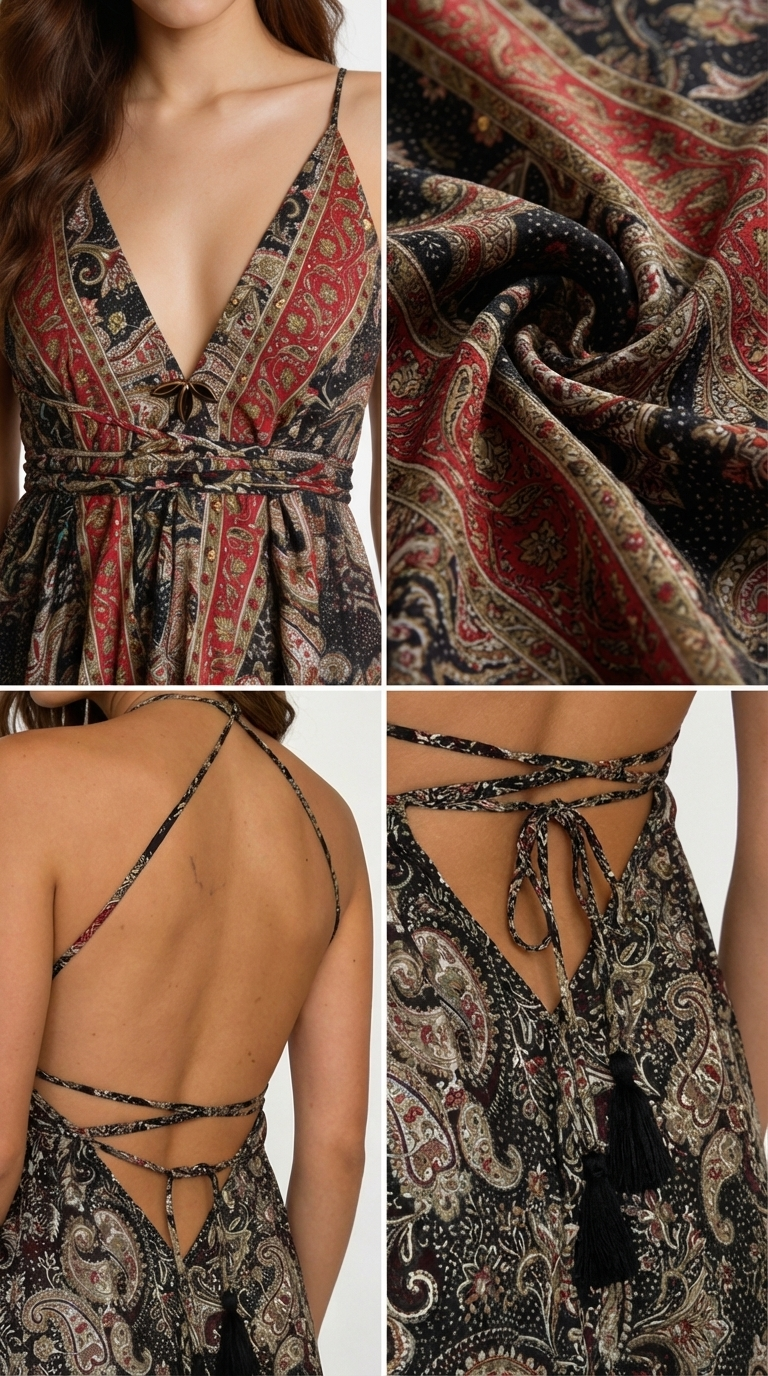 Vestito lungo boho