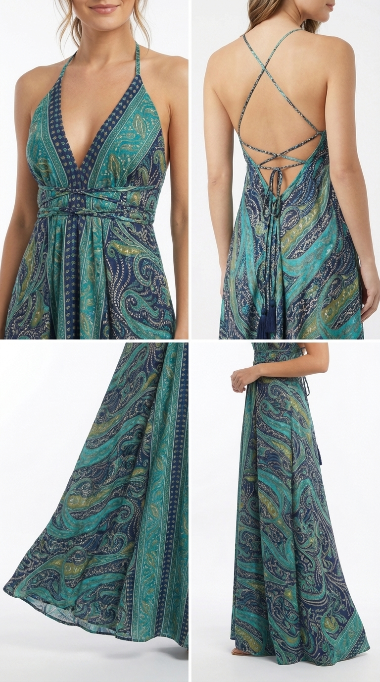 Vestito lungo boho