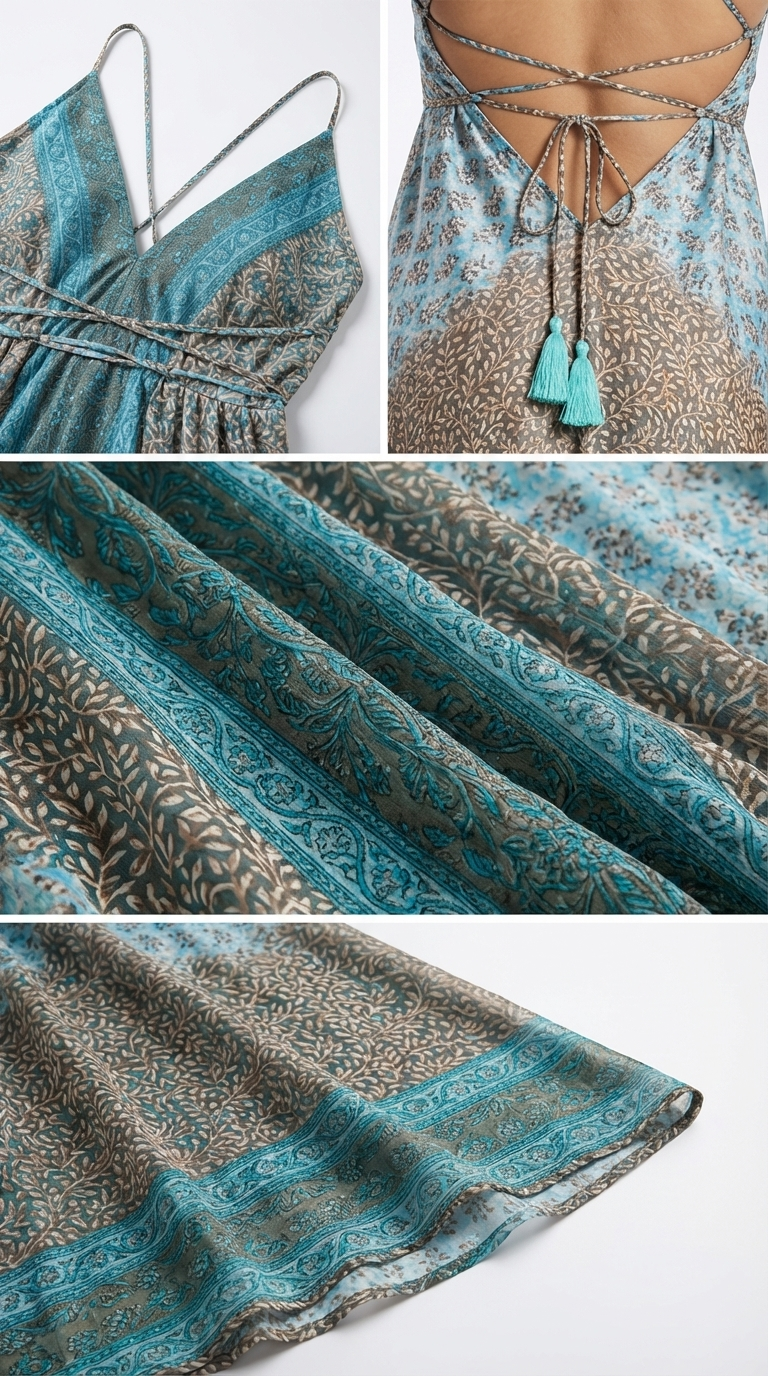Vestito lungo boho