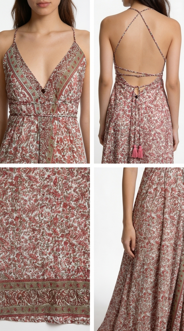 Vestito lungo boho