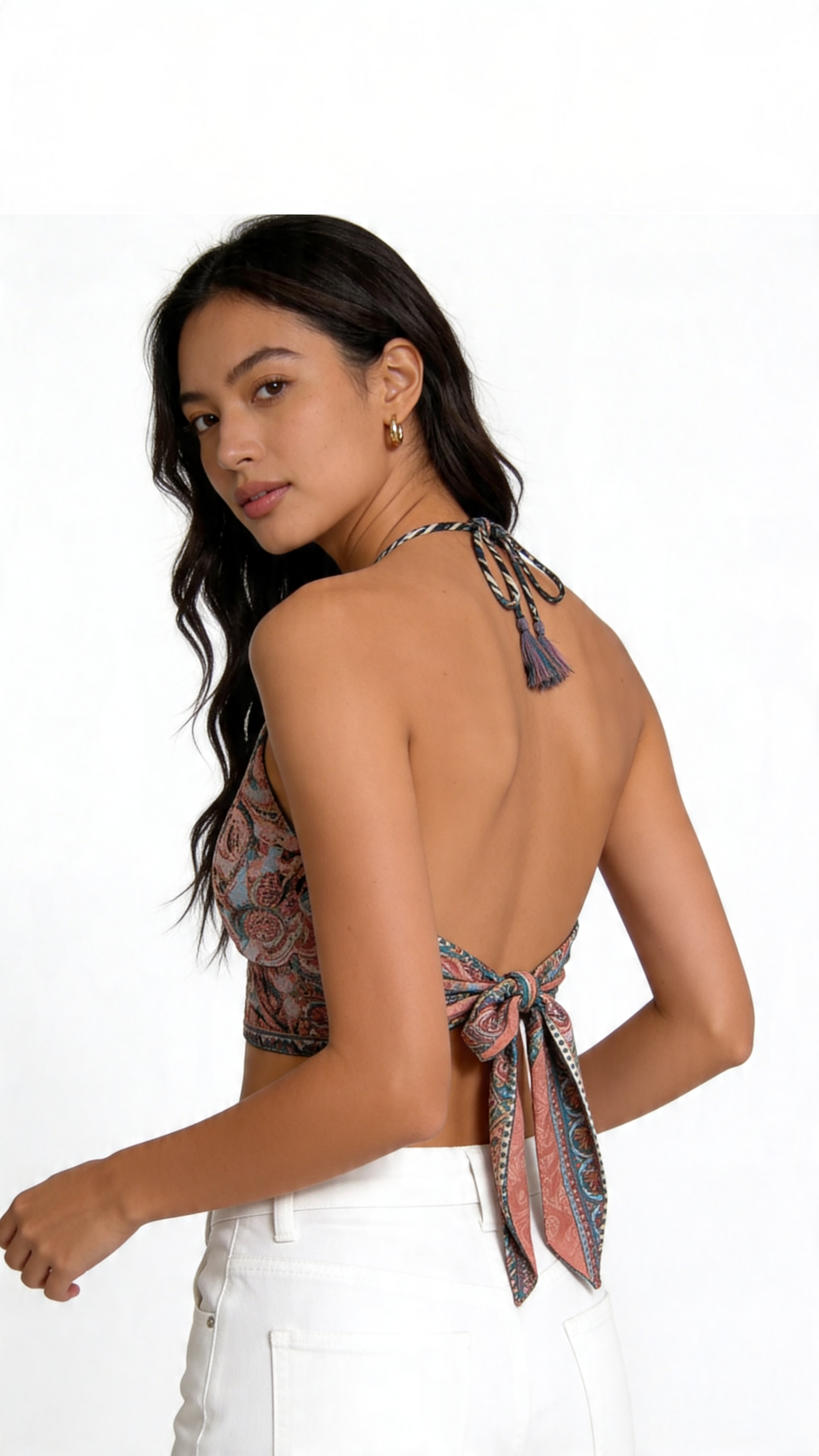 Crop top reversible