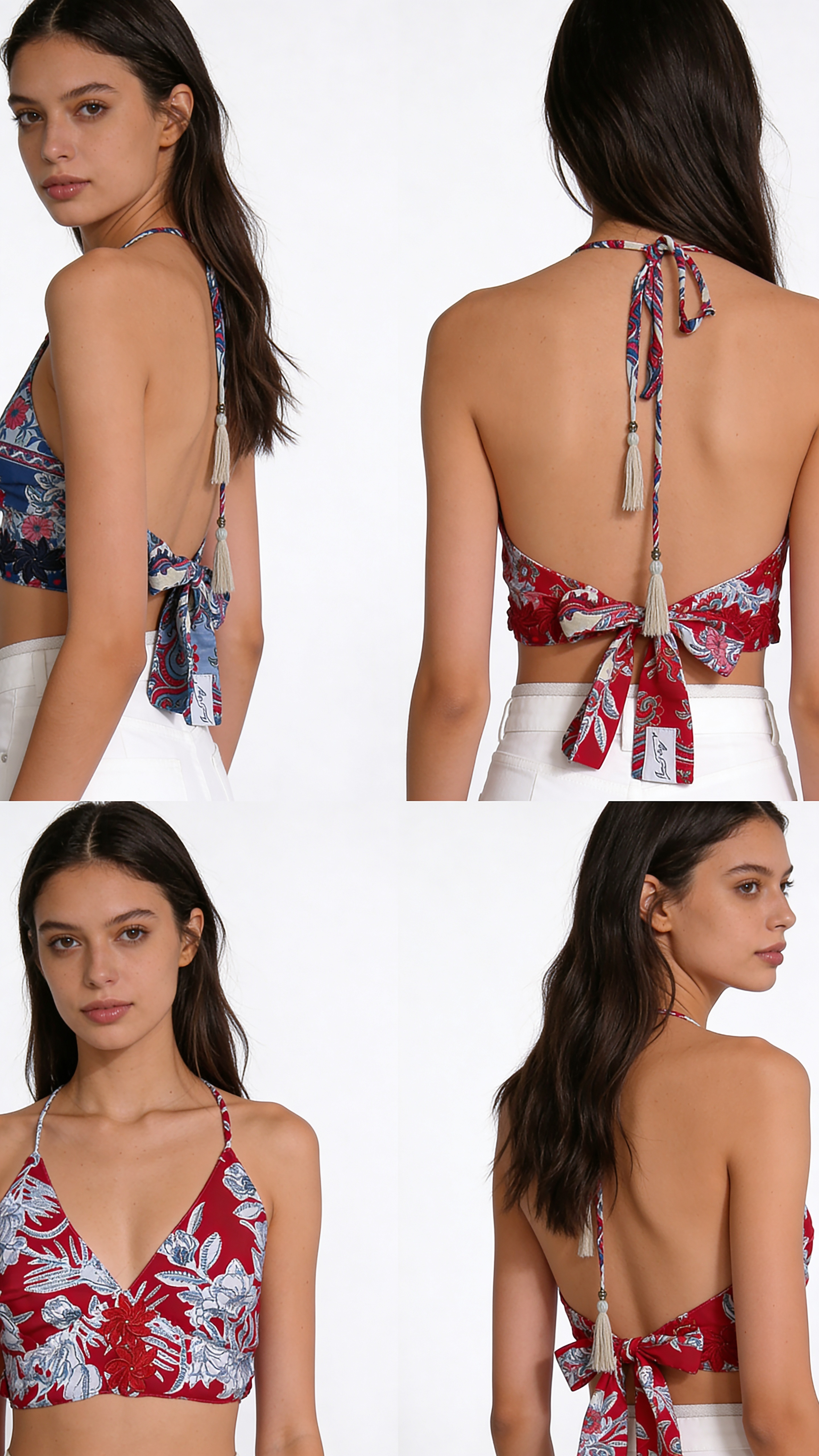 Crop top reversible