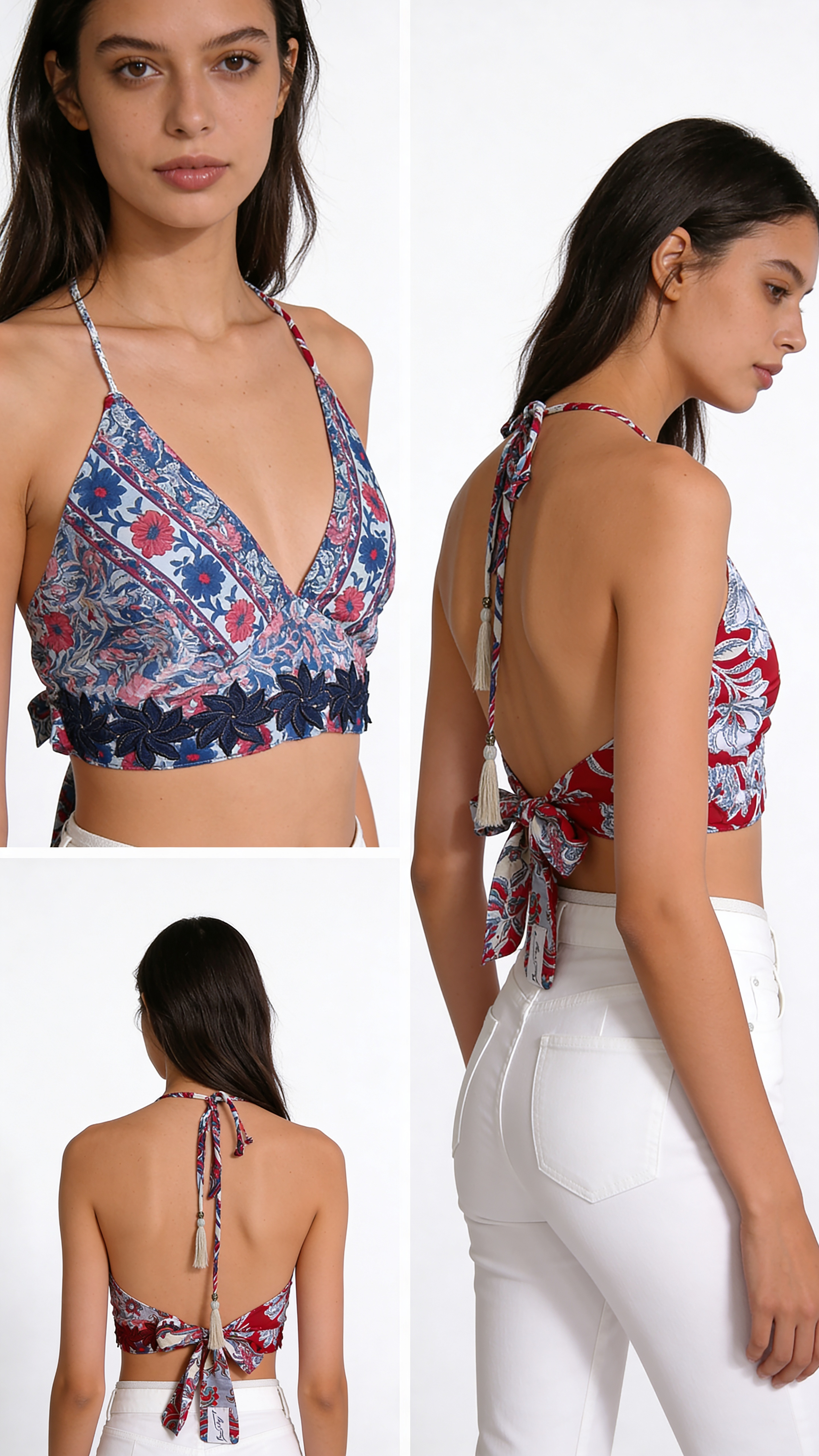 Crop top reversible