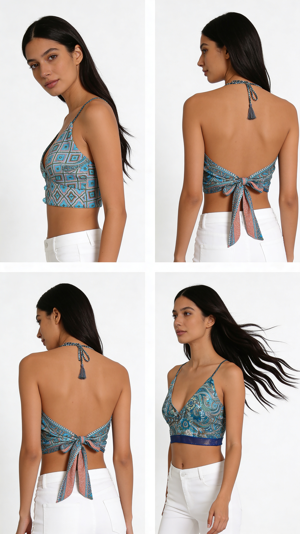 Crop top reversible