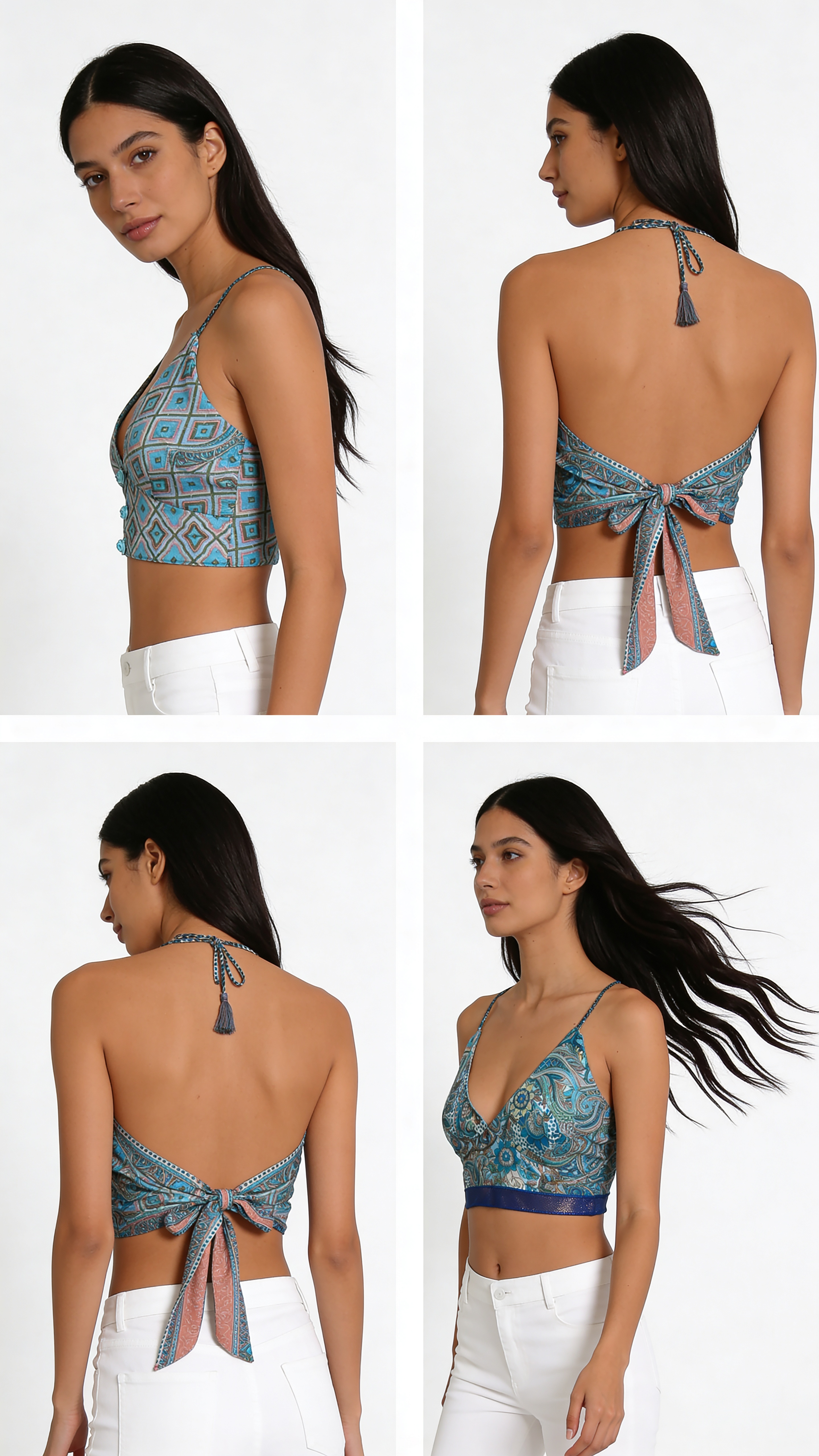 Crop top reversible