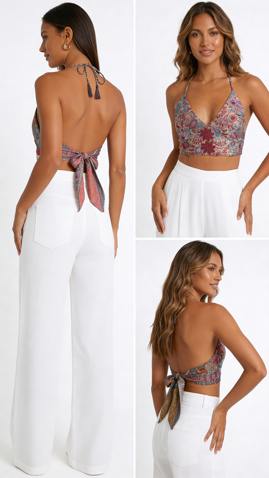 Crop top reversible