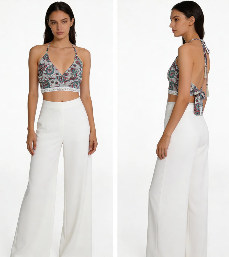 Crop top reversible