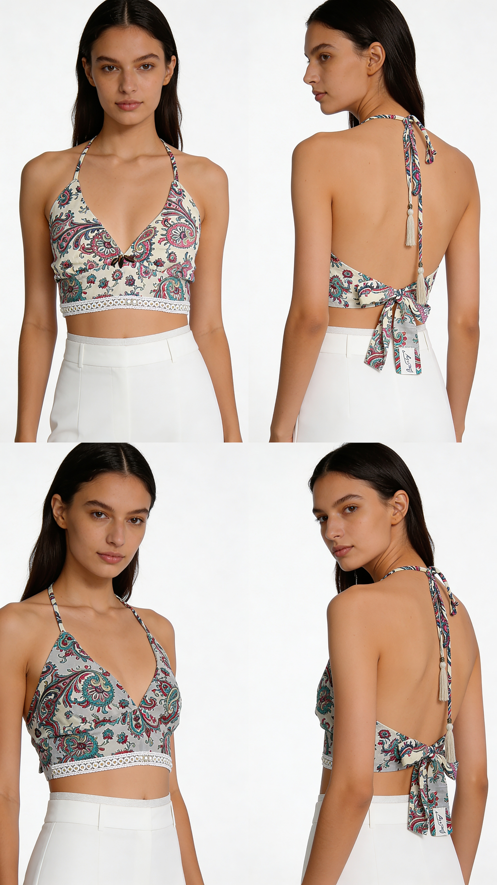 Crop top reversible
