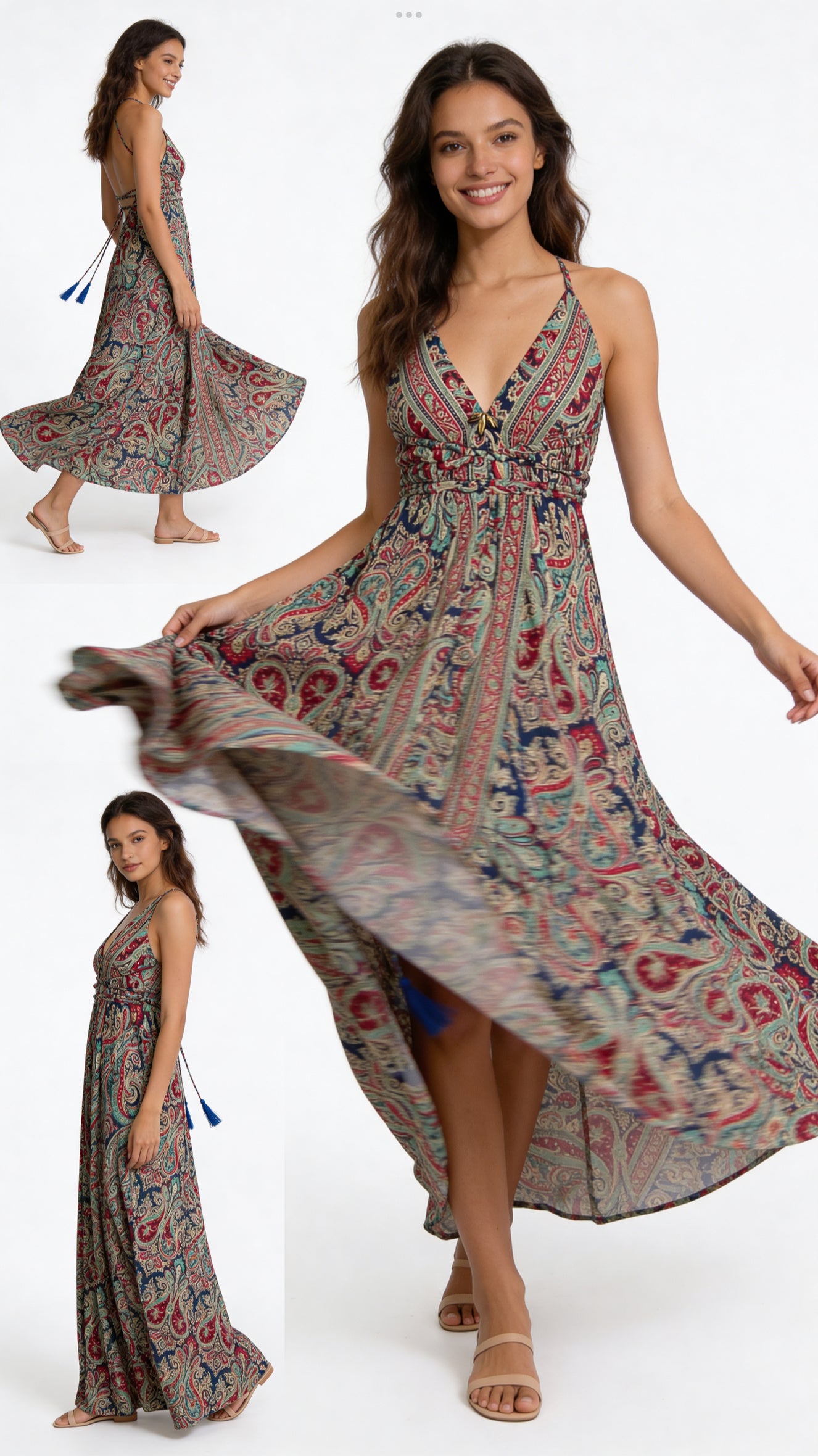 Vestito lungo boho