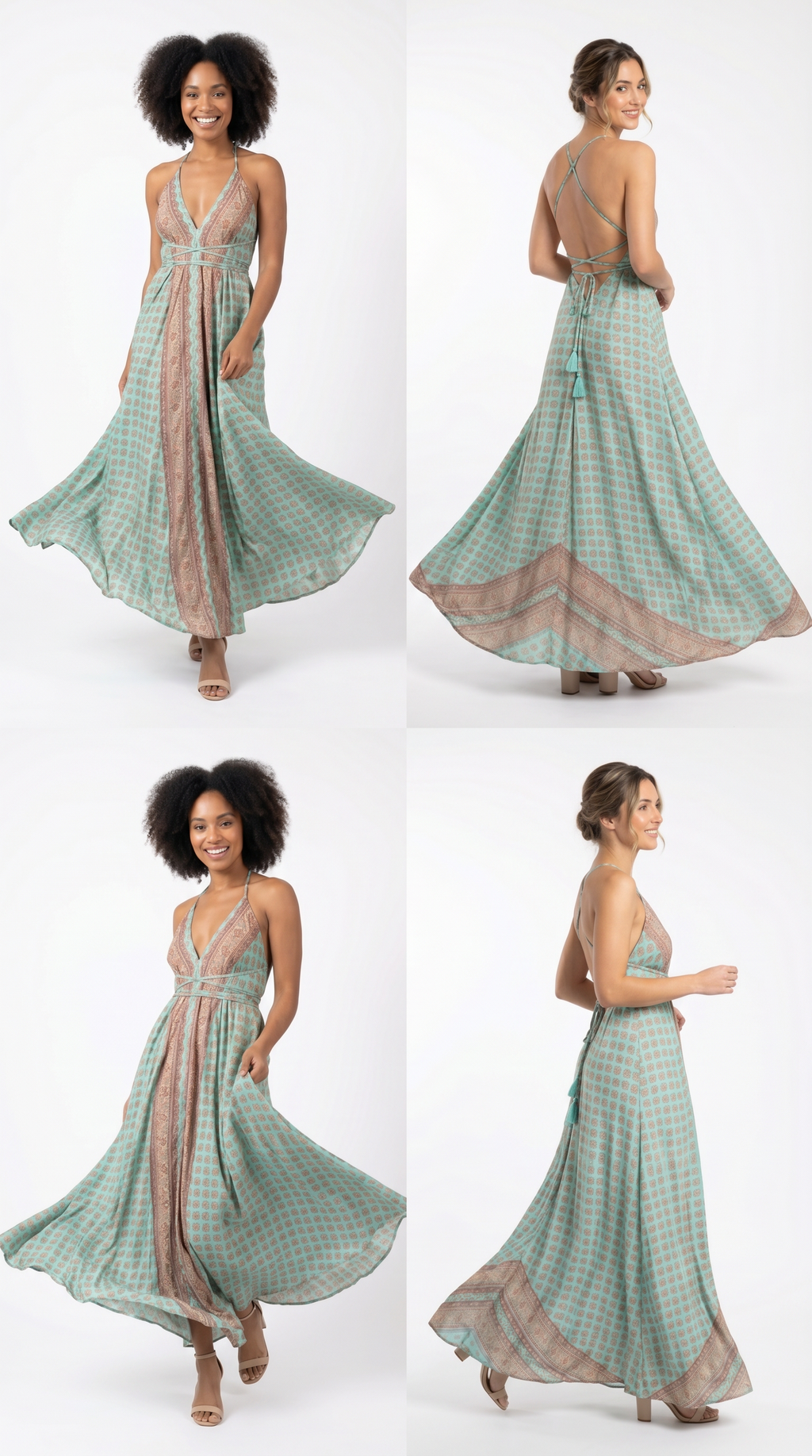 Vestito lungo boho