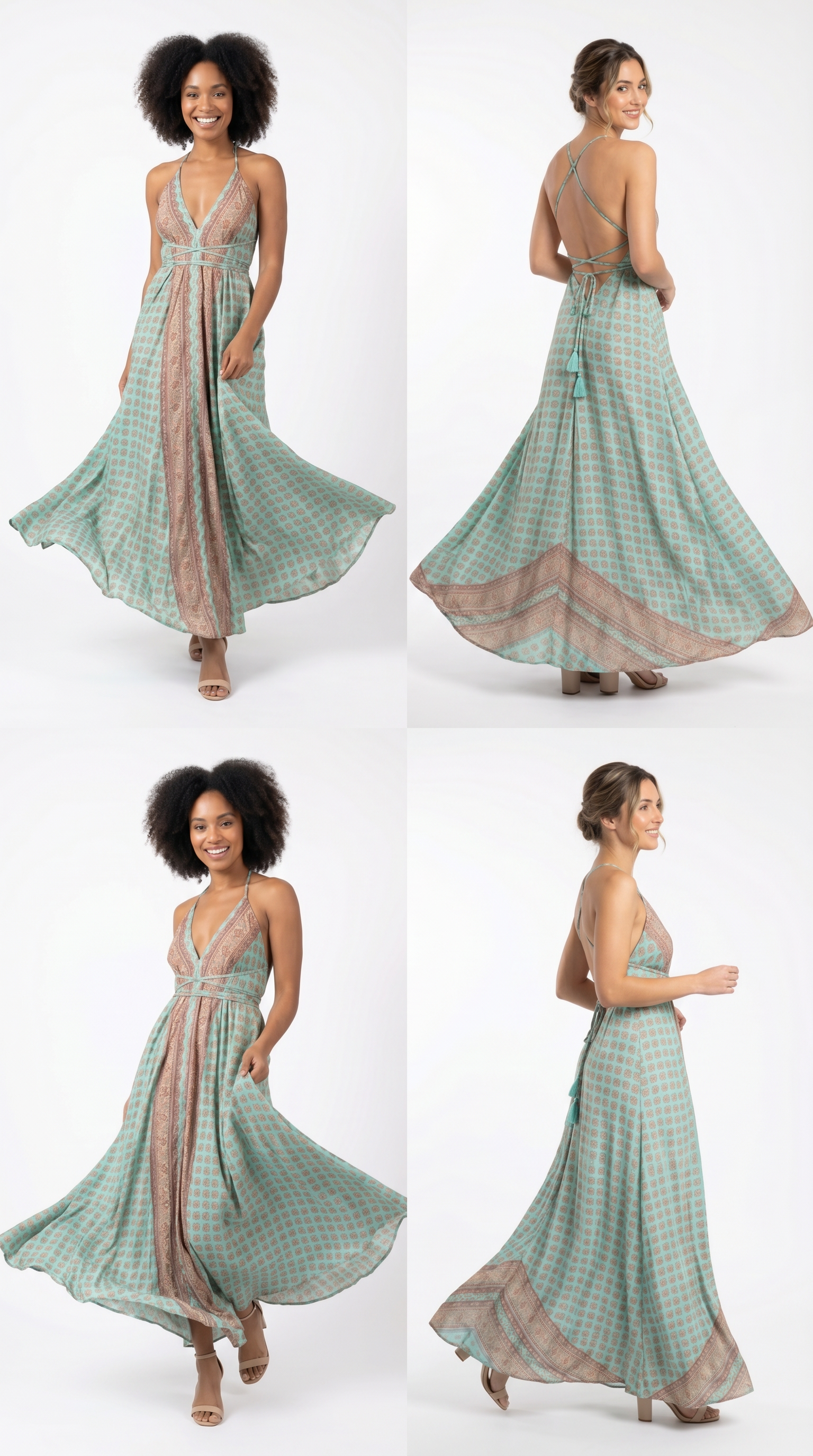 Vestito lungo boho